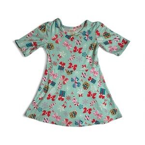 Nickelodeon Jojo Siwa Girls Sleeve Christmas Dress Size XS